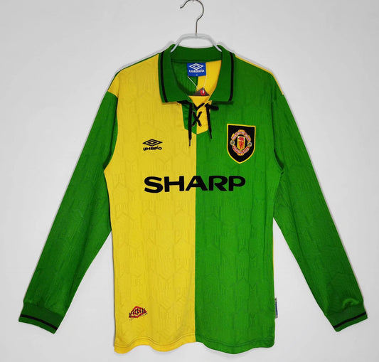 1992-1994 Manchester United Longsleeve Away Retro Kit