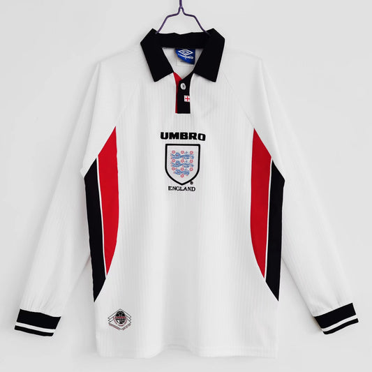 1998 England Longsleeve Away Retro Kit