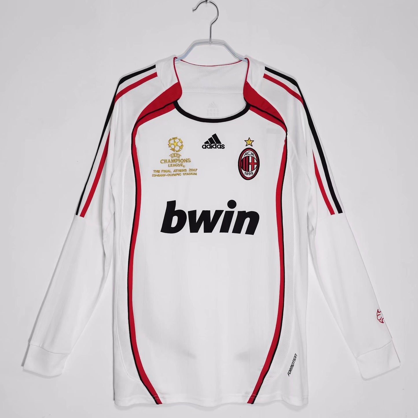 2006-2007 AC Milan Longsleeve Away Retro Kit