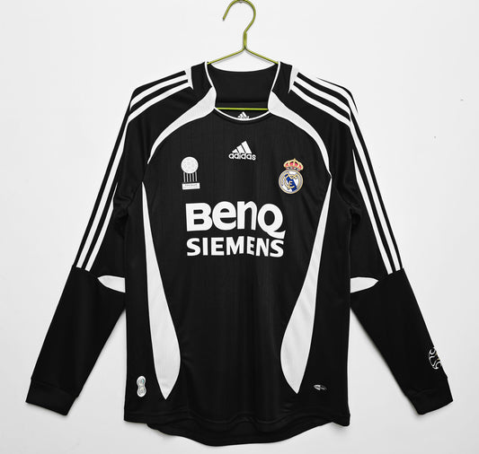 2006-2007 Real Madrid Longsleeve Away Retro Kit