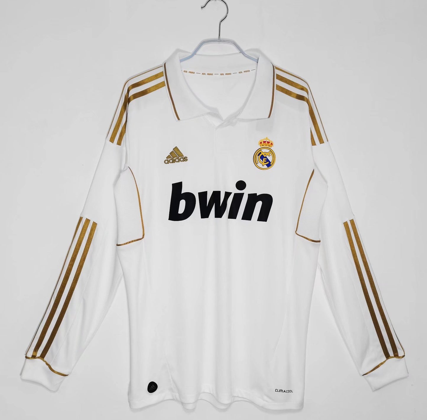 2011-2012 Real Madrid Longsleeve Home Retro Kit