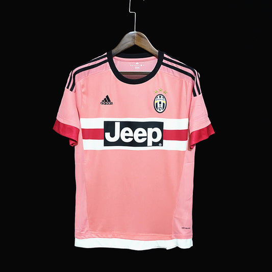 2015-2016 Juventus Away Pink Retro Kit