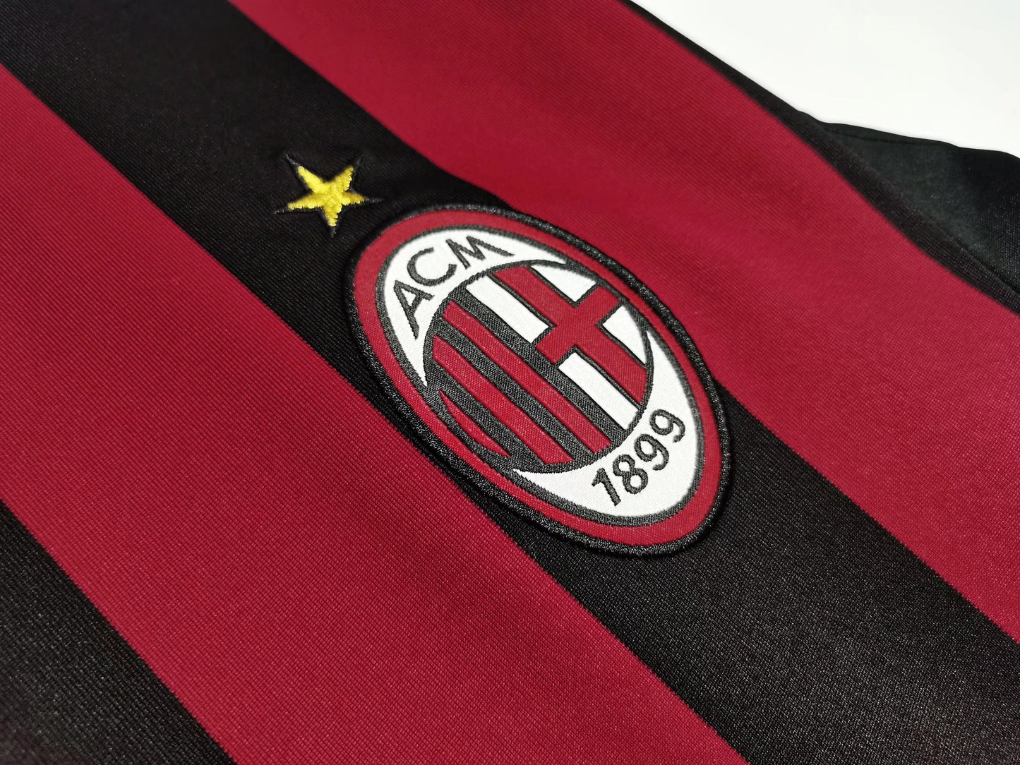 2009-2010 AC Milan Longsleeve Home Retro Kit