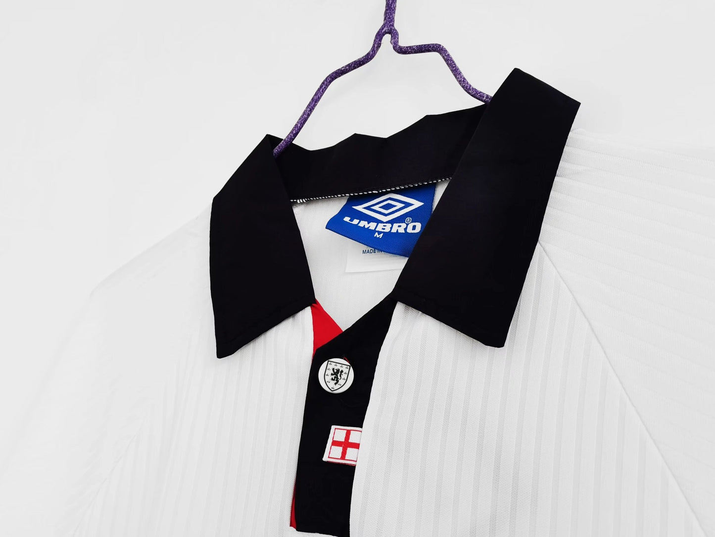 1998 England Longsleeve Away Retro Kit