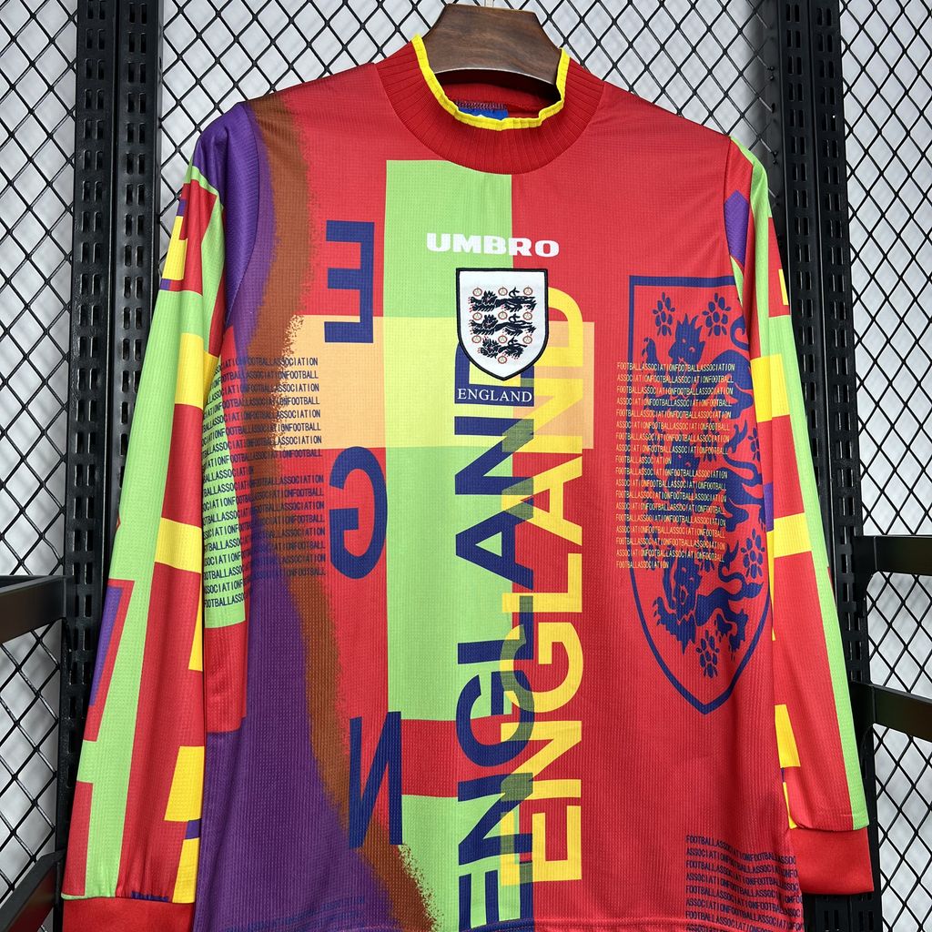 1995-1996 England Goalkeeper Retro Kit