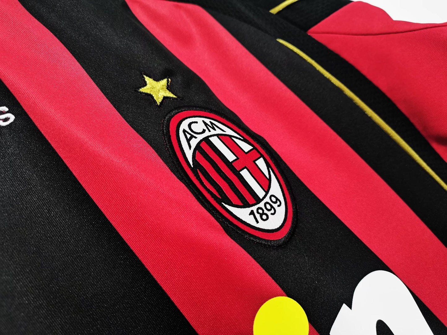 2006-2007 AC Milan Longsleeve Home Retro Kit