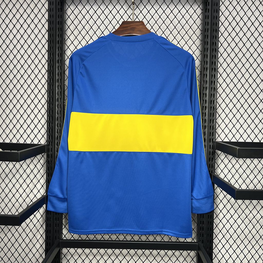 1981 Boca Juniors Longsleeve Home Retro Kit